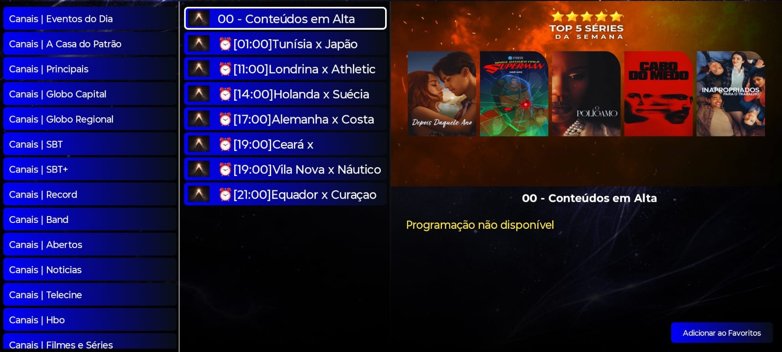 Catálogo de filmes no app personalizado